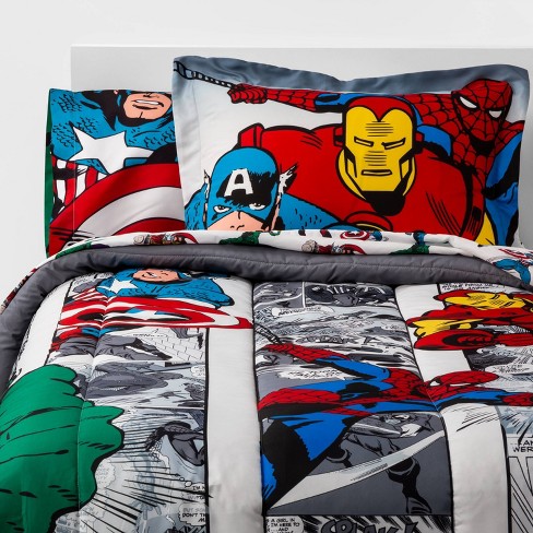 Twin Marvel Avengers Comic Cool Bed In A Bag Target