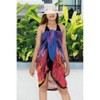 HAPPY BAY Women's Beachwear Summer Bikini Wraps Beach Wrap Sarong Coverups Skirt Swim Cover Up Swimwear Coverups for Women One Size Rainbow, Palm Tree - 3 of 4