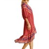Women's Mixed Print Bohemian Midi Dress - umgee - 2 of 4
