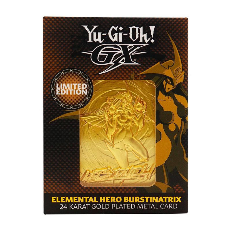 Fanattik Yu-Gi-Oh! Elemental Hero Burstinatrix 24K Gold Plated Ingot, 5 of 9