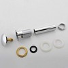 KubeBath KubeBath Solid Brass Construction Pop-Up Drain With Overflow - Chrome - 2 of 4