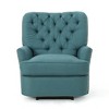 Teal Fabric Electric Recliner Chair with Copper Accents for Living Room - 2 of 4