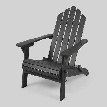Hollywood Acacia Wood Foldable Patio Adirondack Chair - Christopher Knight Home