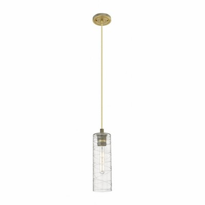 Crown Point - 1 Light Cord Pendant In Industrial Style-13.25 Inches Tall and 3.88 Inches Wide