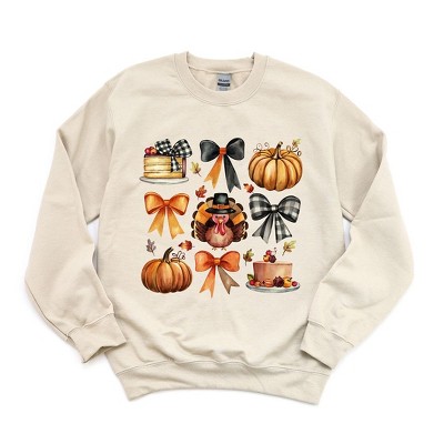 Simply Sage Market Women's Graphic Sweatshirt Turkey Coquette
