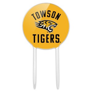 Towson University Tigers Acrylic Cake Topper Party Decoration for Wedding Anniversary Birthday Graduation - 1 of 4