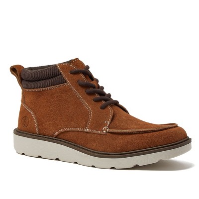 Lands' End Men's Moc Toe Flannel Lined Lace Up Boots