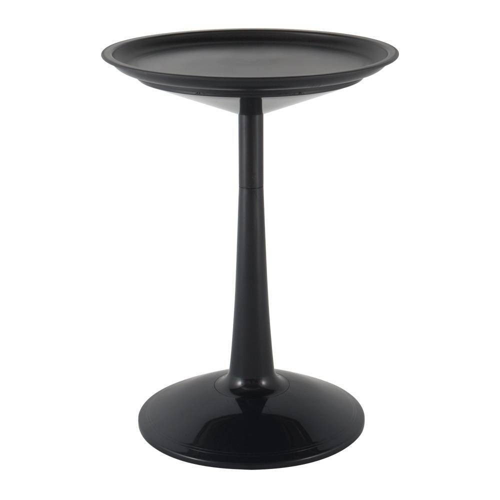Sprout Round Side Table Black Lagoon
