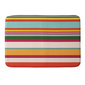 Deny Designs the Whiskey Ginger Vintage Striped Pattern Memory Foam Bath Mat - 1 of 4