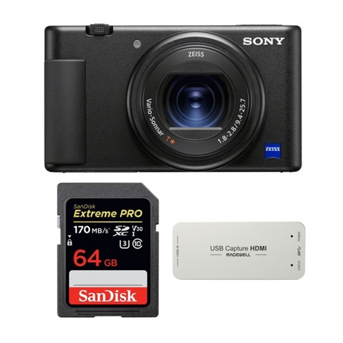 Sony ZV-1 Camera for Content Creators and Vloggers Capture card Bundle - image 1 of 3
