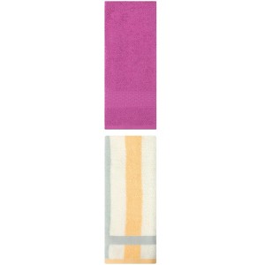 REGALWOVEN Cotton Absorbent Soft Decorative Hand Towels 13" x 30"/13" x 29" 2 Pcs - 1 of 4