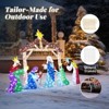 Karl Home 5FT Lighted 2D Nativity Scene Outdoor Christmas Decorations - 4 of 4