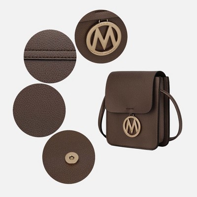 MKF Collection Skylar Vegan Leather Crossbody Bag for Women with Magnetic Closure by Mia K — фото 2