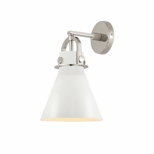 Newton Cone - 1 Light Wall Sconce In Industrial Style-14.25 Inches Tall and 8 Inches Wide - 1 of 1