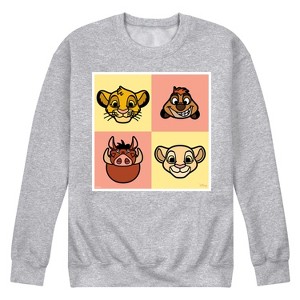 Men's - Disney - The Lion King Graphic Fleece Sweatshirt - 1 of 4