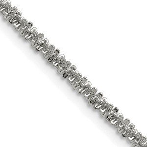 Black Bow Jewelry 3.25mm Stainless Steel Cyclone Chain Necklace - 1 of 4