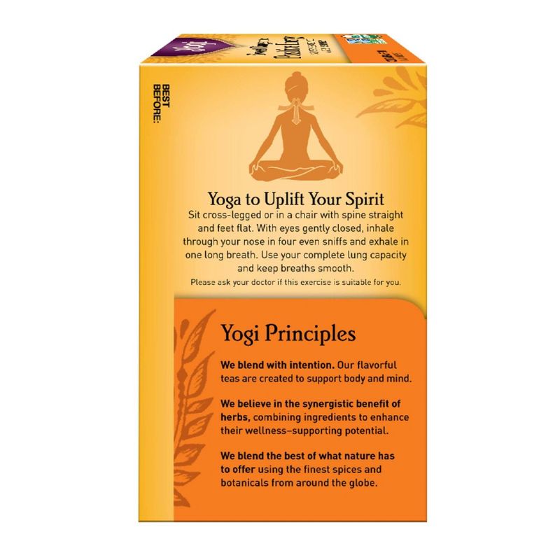 Yogi Tea - Sweet Tangerine Positive Energy Tea - 16ct, 3 of 7