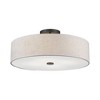 Livex Lighting Meridian 4 - Light Semi-Flush Mount in  English Bronze - 4 of 4
