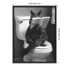 Amanti Art The Sin Queen Throne Room Cat by Niky Rahner Framed Canvas Wall Art - 3 of 4