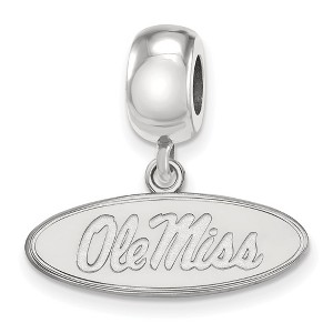Black Bow Jewelry Sterling Silver Mississippi Rebels NCAA Bead Charm - 1 of 4