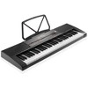 Ashthorpe 61-Key Digital Electronic Keyboard Piano with Light Up Keys, Portable Beginner Kit with Adjustable Stand, Stool, Headphones & Microphone - 2 of 4