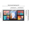 PosterPalooza | White Finish Collage Frame - Black Mat, 20 Frame Sizes to Choose From, UV Acrylic - 2 of 4