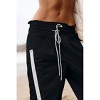 Women's Windbreaker Pants With Contrast Stripe - BUCKETLIST - 2 of 4