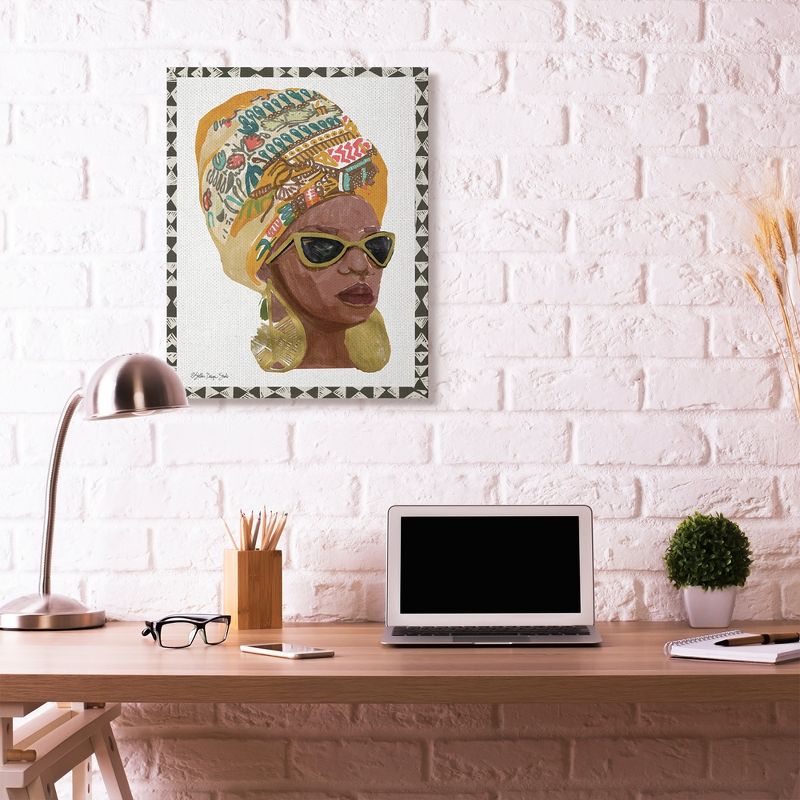 Stupell Industries Patterned African Fashion Model Painting, 3 of 5