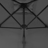 vidaXL Outdoor Parasol with Steel Pole 98.4 in.x98.4 in. Anthracite - 4 of 4