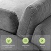 Whisen Modern Oversized Chenille Colorblock Single Sofa Chair, Wide and Deep Couch Lounge with Pillows - 4 of 4