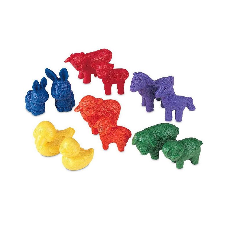 Learning Resources Friendly Farm Animal Counters, Set of 72, 2 of 5