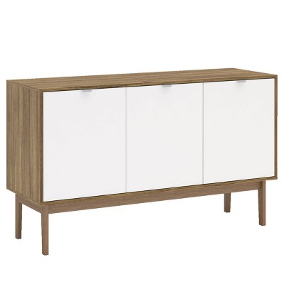 Sienna Sideboard Walnut and White - Chique