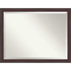 Amanti Art Grand Narrow Beveled Framed Bathroom Vanity Wall Mirror - 1 of 4