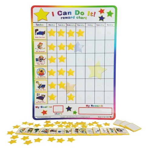 Star Magnetic Activity Chart Encourage your kids to do the tasks! 