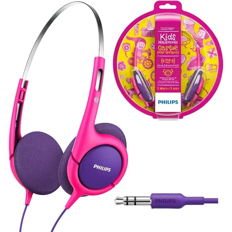 Philips Wired Over Ear Kids Headphones, 2 of 8
