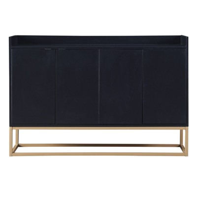 TIRAMISUBEST Modern Sideboard - Invisible Door Push Storage Cabinet