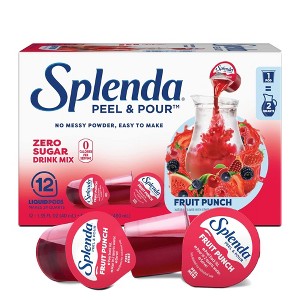 Splenda Peel And Pour Pitcher Pods, Fruit Punch - 1.35 Fl Oz (Pack of 12) - 1 of 4