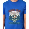 American Inspired Baseball T-Shirt Men's Home Run For Freedom Top - 4 of 4