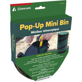 Collapsible Trash Can - Pop Up 44-gallon Outdoor Portable Garbage Bag  Holder With Zippered Lid - Recycle Bin For Camping Or Parties By Wakeman  (green) : Target