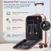 Kumasinova Hard-Shell Luggage,Set of 3,2 Expandable Suitcases with TSA Lock & Travel Bag,Front Opening Luggage with USB Ports,20"&24" - 2 of 4