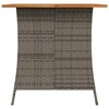 vidaXL Garden Dining Set Grey - 4 of 4