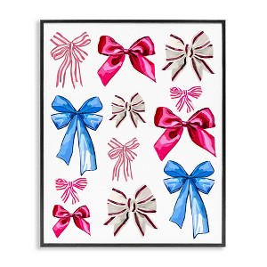 Stupell Industries Varied Fashion Ribbons Framed Giclee Art - 1 of 4