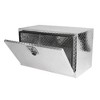 Truck Bed Toolbox Flatbox Waterproof Heavy Duty Aluminum Stripes Tread Pattern RV Storage Organizer Tool Box - 3 of 4