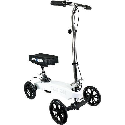 KneeRover Fusion Patented Knee Scooter Crutch Alternative with 4 Wheel Steering