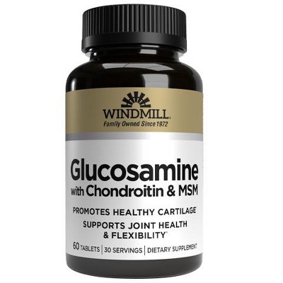 Windmill Glucosamine with Chrondroitin & MSM 60 CT