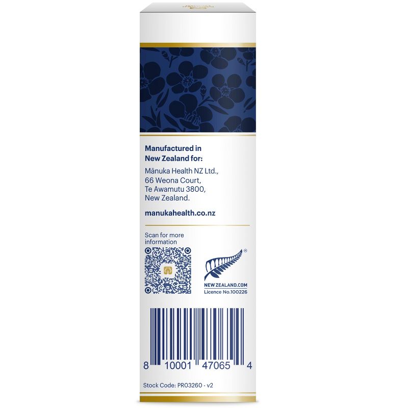 Manuka Health Manuka Honey & Propolis Throat Spray, .67 fl oz, Protects & Freshens, With MGO 400+ Manuka Honey & New Zealand Propolis, 4 of 13