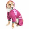 Dog Helios (R) 'Namastail' Lightweight 4-Way Stretch Breathable Full Bodied Performance Yoga Dog Hoodie Tracksuit - 3 of 4