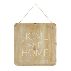 VIP Wood 12 in. Brown Home Sweet Home Hanging Sign - 1 of 4