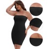INSPIRE CHIC Women's Push-Up Strapless Bandeau Shaper Tummy Control Butt-Lifting Elastic Slim Fit Full Slip - 3 of 4