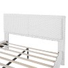 KTMBDW Bed Frame, Upholstered Platform Bed with Headboard, Mattress Foundation with Strong Wooden Slats, Easy Assembly - 3 of 4
